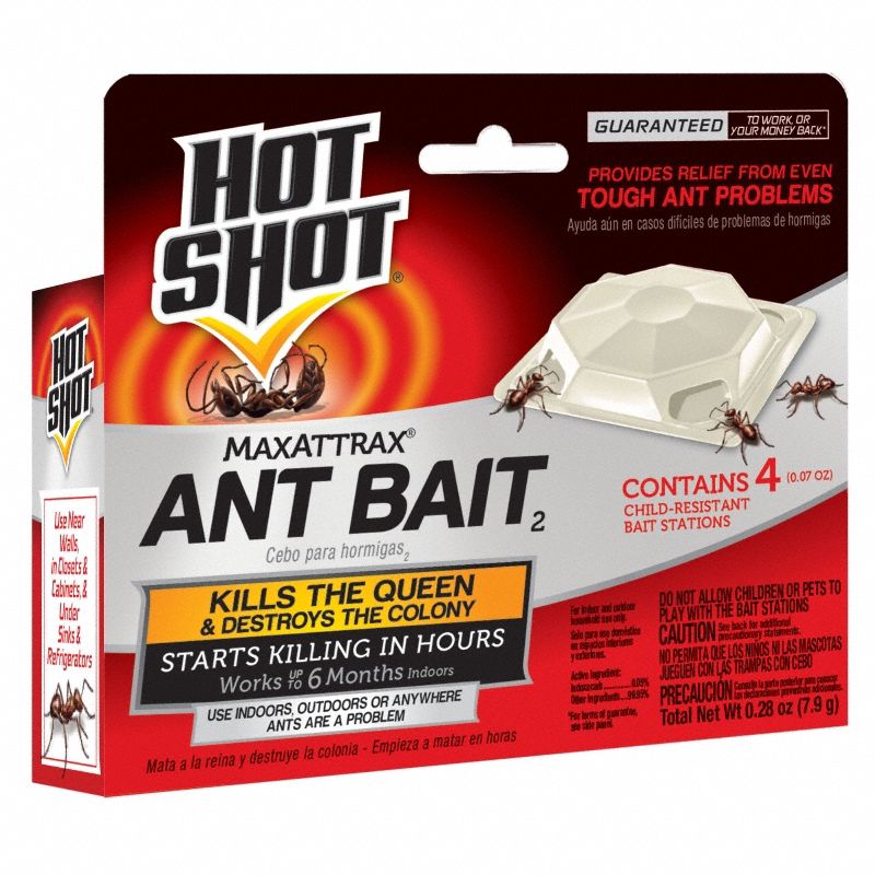 Ant Killer: Ant Killer, Bait Box Trap, Crawling, Kills, Ants, 4 PK