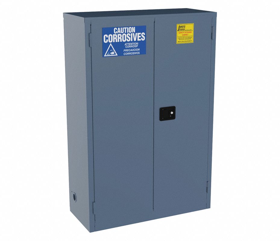JAMCO Gabinete de Seguridad para Sustancias Corrosivas, Capacidad de 45