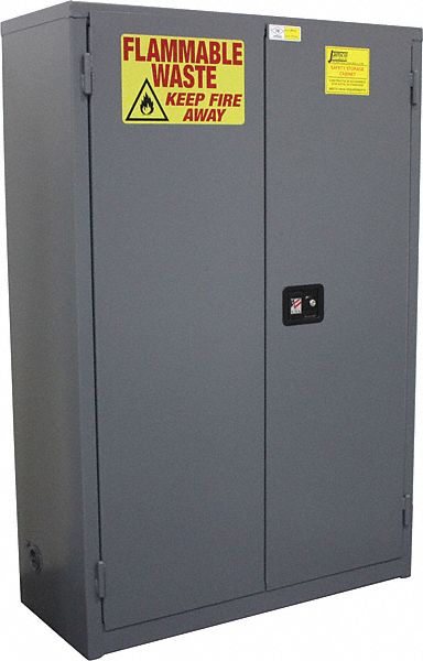 Jamco 45 Gal Hazardous Waste And Drum Storage Cabinet Self Closing