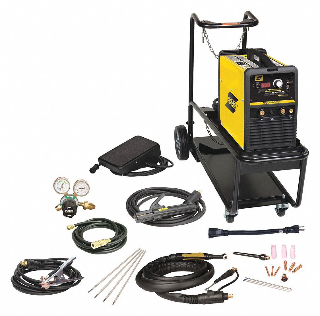 ESAB TIG Welder, ET 141i, 108V AC 36WJ54W1006314 Grainger