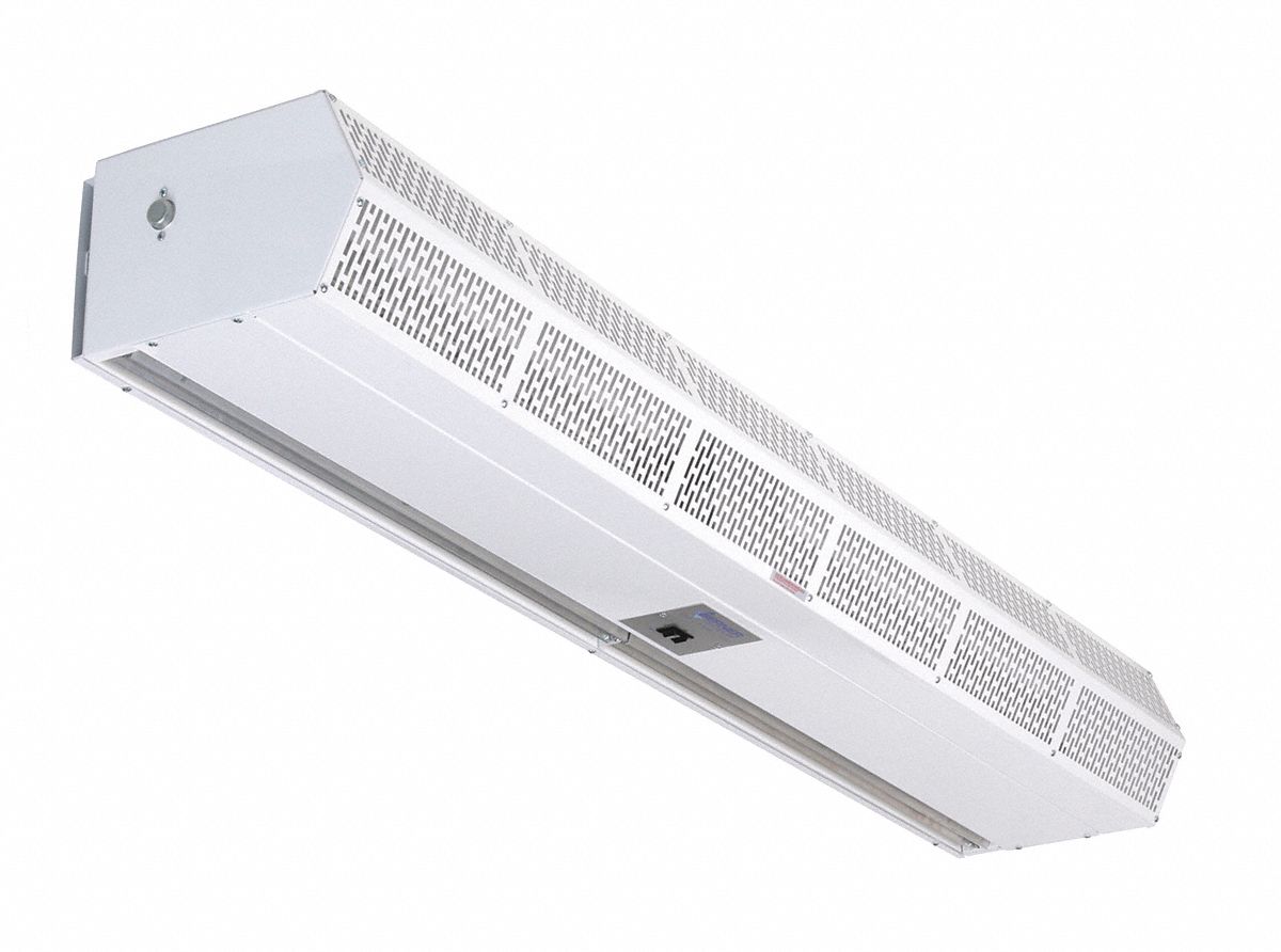 LOW PROFILE HEATED AIR CURTAIN,4FT.,208V