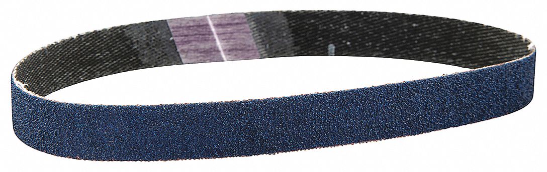 Sanding Belt, 12 in L, 1/2 in W, 60 G, PK5