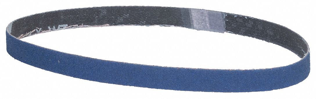 Sanding Belt, 18 in L, 1/2 in W, 80 G, PK5