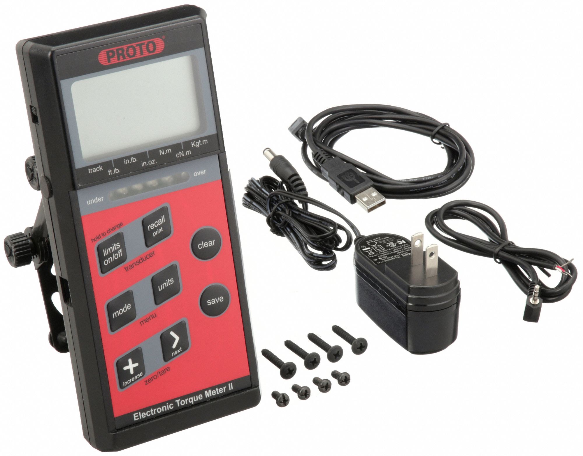 PROTO Digital Torque Meter, 1 in, 1/2 in, 1/4 in, 3/4 in, 3/8 in Drive