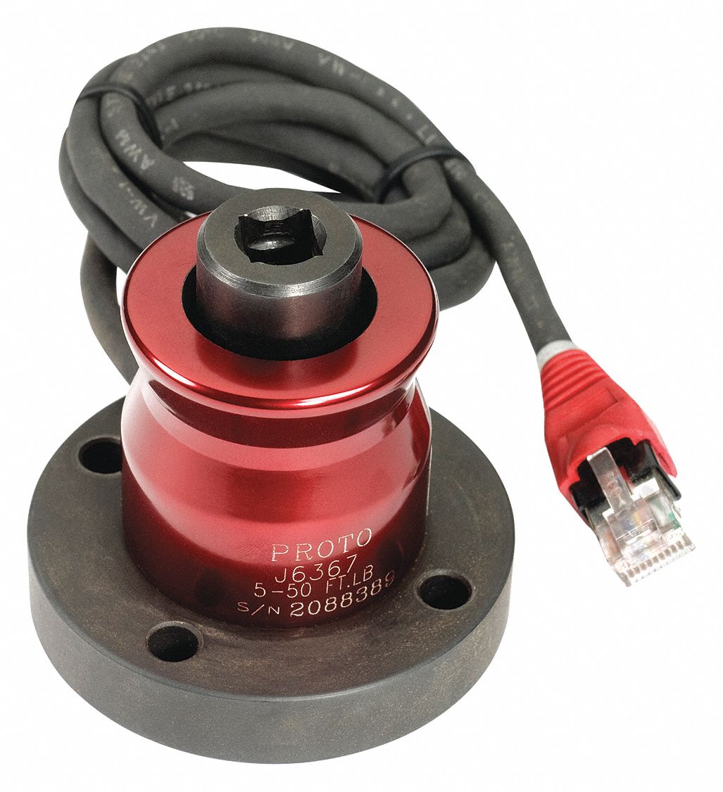 PROTO, 1/2 in Drive Size, FootPound, Bench Mount Torque Transducer