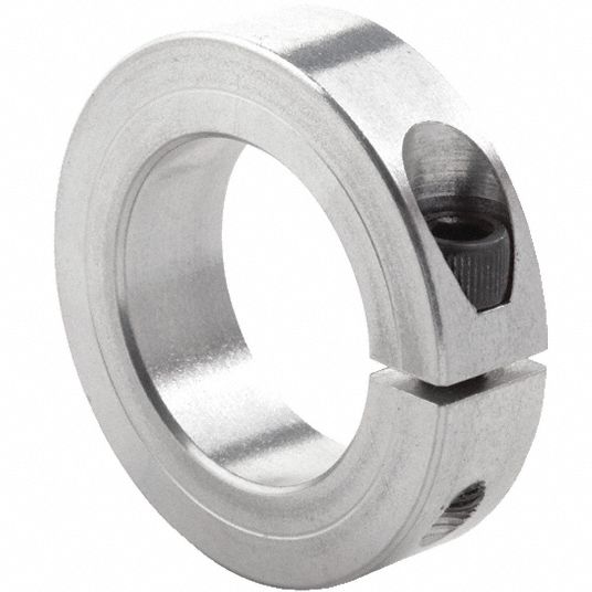 CLIMAX METAL PRODUCTS Aluminum Shaft Collar, Clamp Collar Style, Standard Dimension Type, 2 in