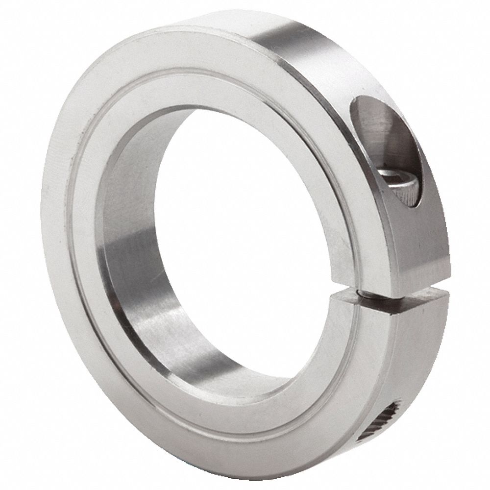 CLIMAX METAL PRODUCTS Stainless Steel Shaft Collar, Clamp Collar Style, Standard Dimension Type