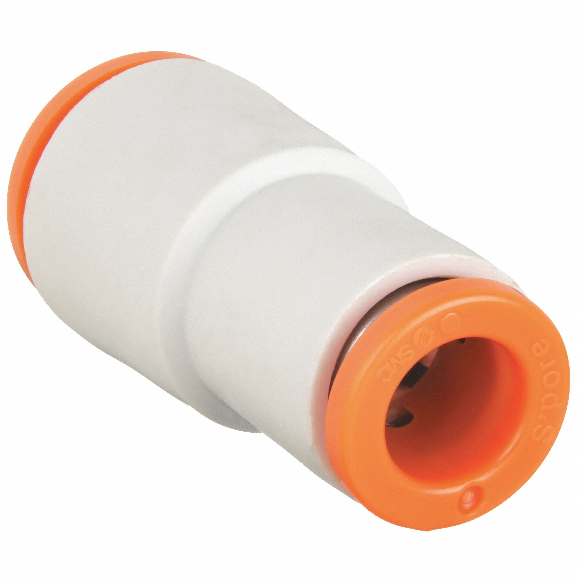 REDUCER: BRASS, PUSH-TO-CONNECT X PUSH-TO-CONNECT, FOR ⅜ IN X ½ IN TUBE OD