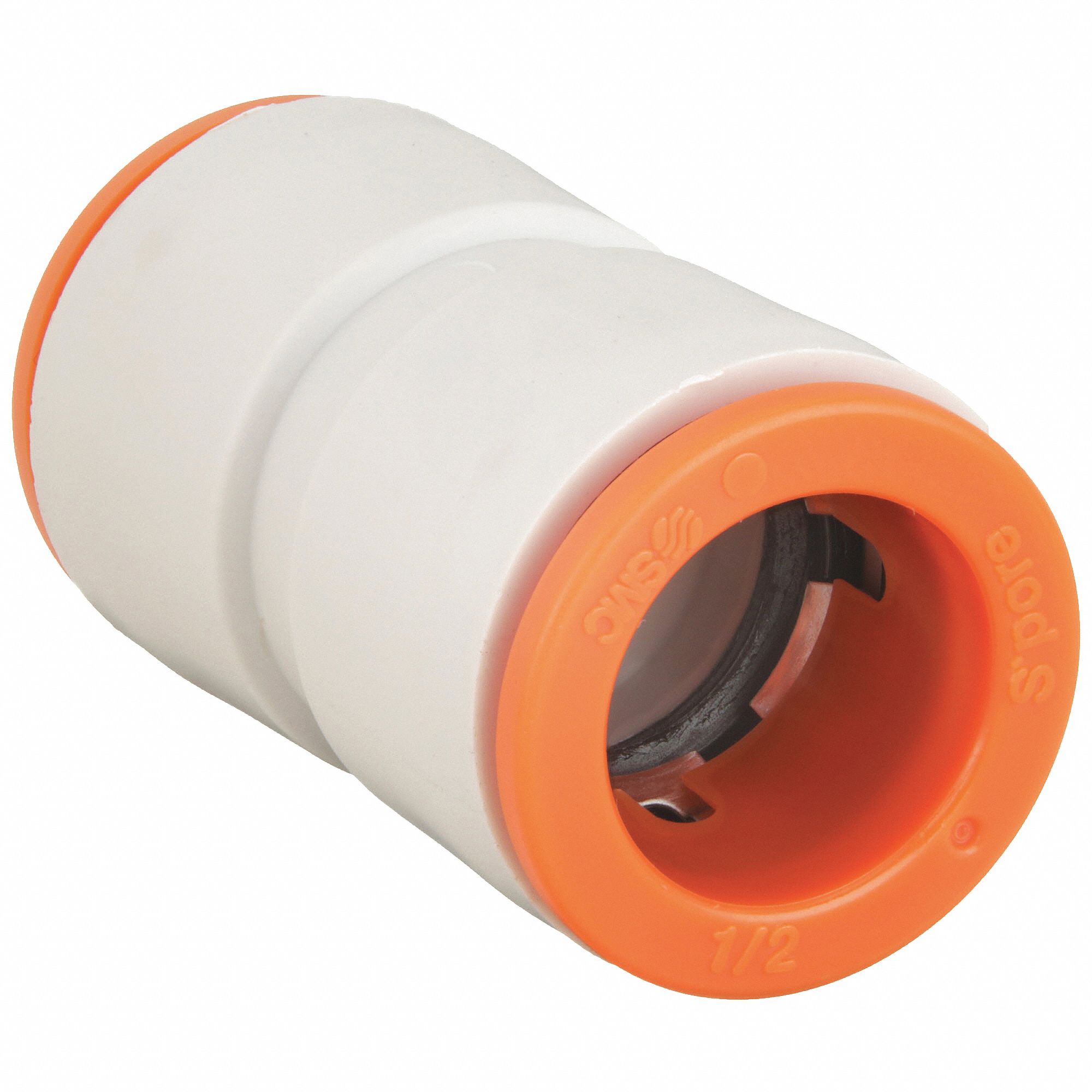 STRAIGHT UNION: BRASS, PUSH-TO-CONNECT X PUSH-TO-CONNECT, FOR ½ IN X ½ IN TUBE OD
