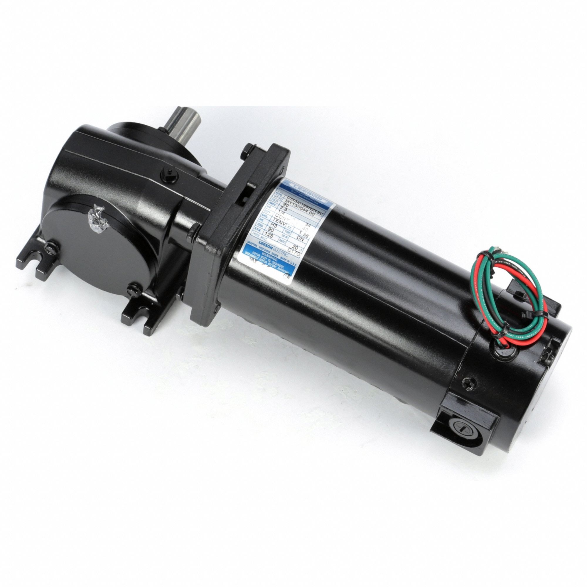 Gearmotor, TENV, 125RPM,