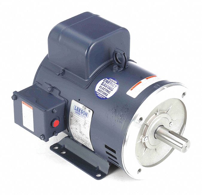 Pressure Washer Motor, 5 HP, Single Phase: Open Dripproof, Rigid Base Mounting, 5 HP, CCW