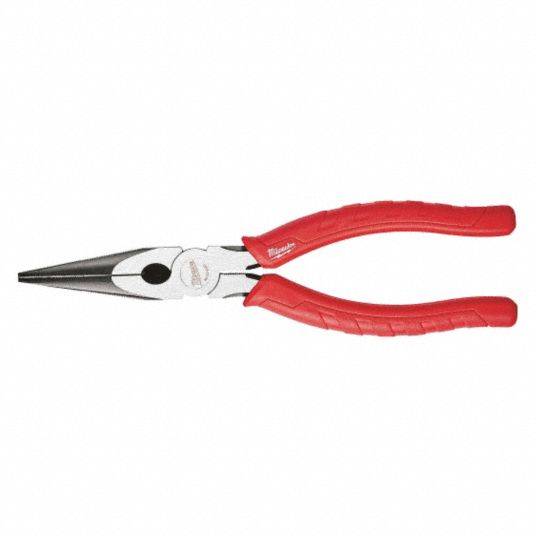 2 7/8 in Max Jaw Opening, 10 7/8 in Overall Lg, Bent Long Nose Plier -  1UKK7