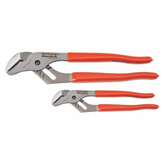 2 Pliers, Includes 7 in, 10 in Tongue and Groove Pliers, Tongue and