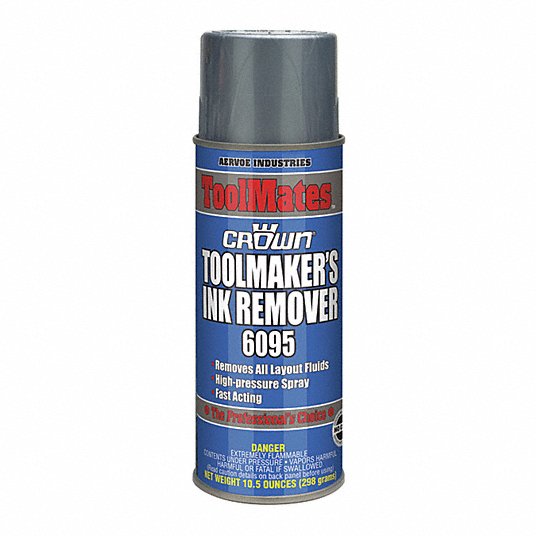 Machining Fluid Remover: 16 oz Container Size, Aerosol Can, Aerosol, Clear