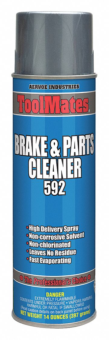 Brake Cleaner: Solvent, 14 oz Cleaner Container Size, Flammable, Non Chlorinated