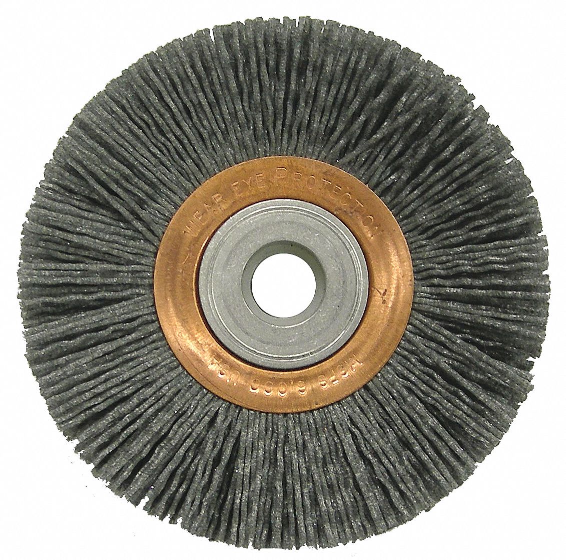 WIRE WHEEL BRUSH,4IN,6000RPM