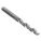 JOBBER LENGTH DRILL BIT, 3/16 IN DRILL BIT SIZE, 2¾ IN L, CARBIDE, BRIGHT FINISH