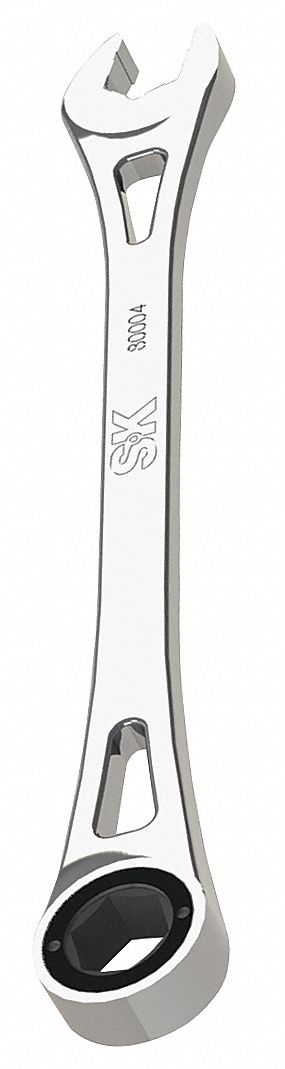 COMBINATION WRENCH, ALLOY STEEL, CHROME, 11 MM HEAD SIZE, 7 1/8 IN OVERALL L