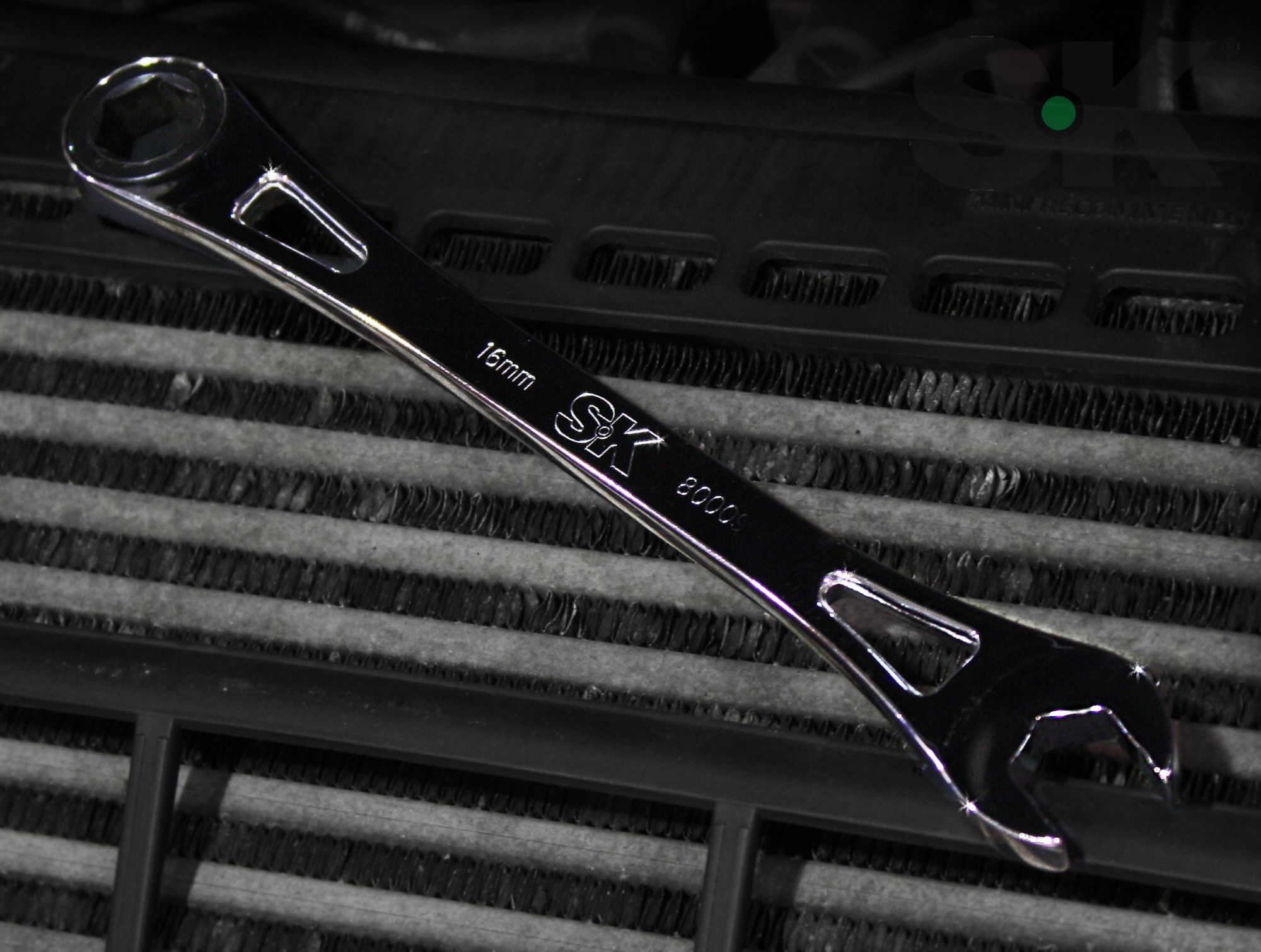 SK PROFESSIONAL TOOLS Combination Wrench Set Alloy Steel, Chrome, 12