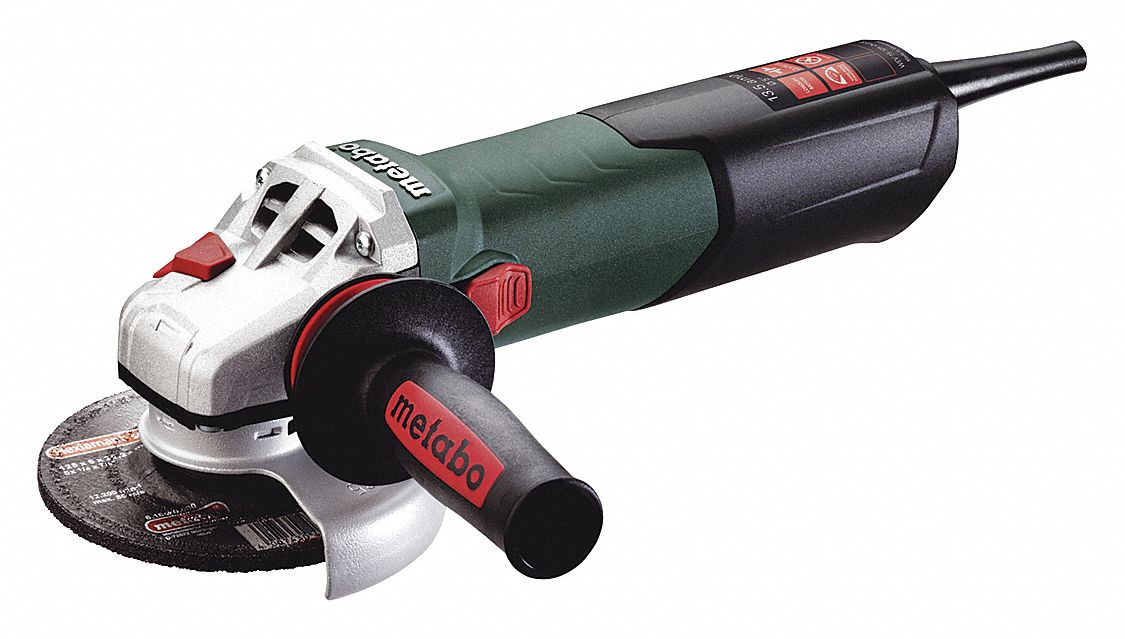 MEULEUSE D'ANGLE, À FIL, 120 V/13,5 A, 5 PO DIAM., À GLISSIÈRE, ⅝ PO-11, CORDON 8 PI, PRISE RONDE, STANDARD