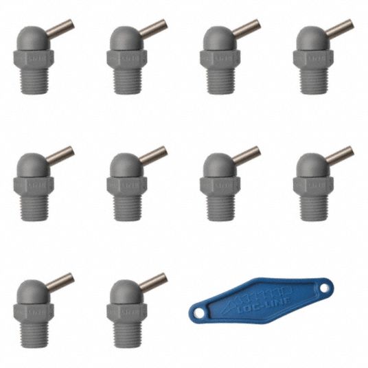 LOC-LINE High Pressure Nozzle: 0.062 in Hole Dia., 1/4