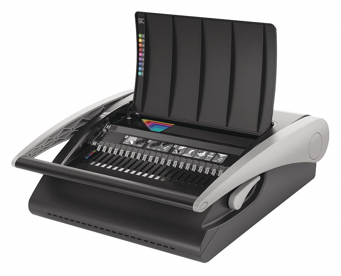 36XP84 - Binding Machine Manual 500 Sheets Black