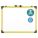 DRY ERASE BOARD,WALL MOUNTED,9