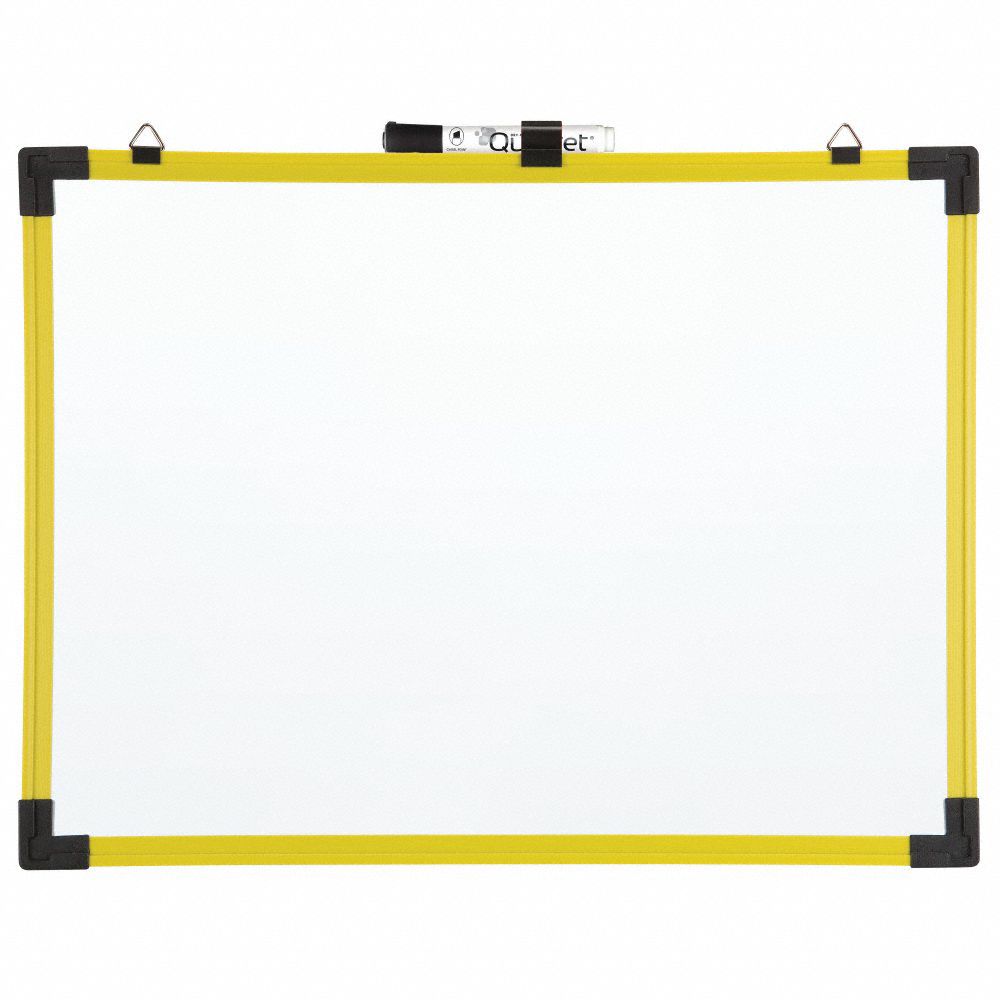 QUARTET Dry Erase Board Wall Mounted, 36 in Dry Erase Ht, 48 in Dry