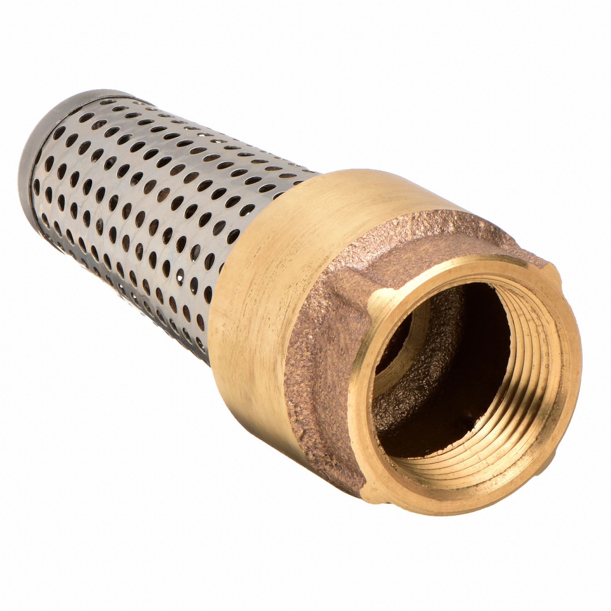 CAMPBELL Spring Foot Valve Single Flow, Spring, Inline, Brass Body