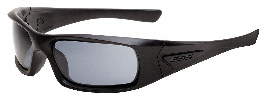 Safety Glasses: Gray Lens Color, Full-Frame, Anti-Fog/Chemical-Resistant/Scratch-Resistant