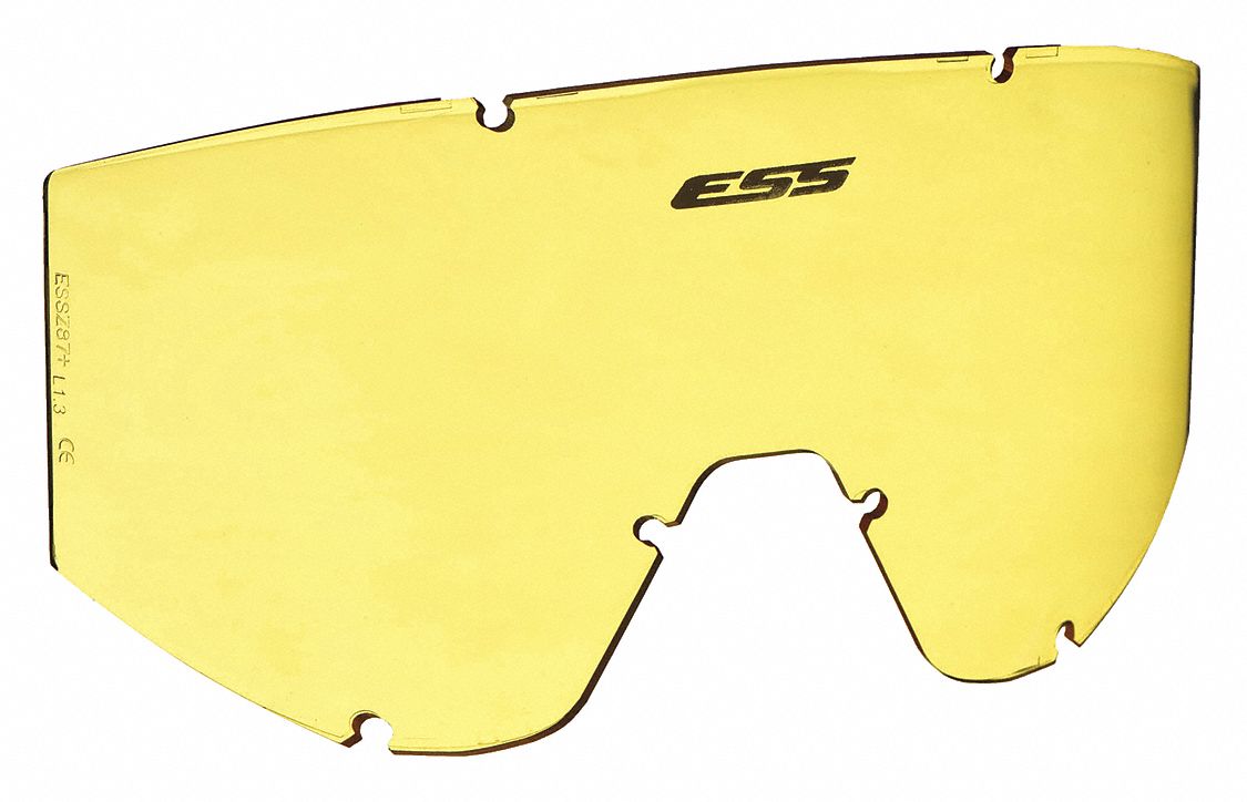 Goggle Lens: Yellow, Anti-Fog/Scratch-Resistant, Compatible with Striker/Striketeam Series