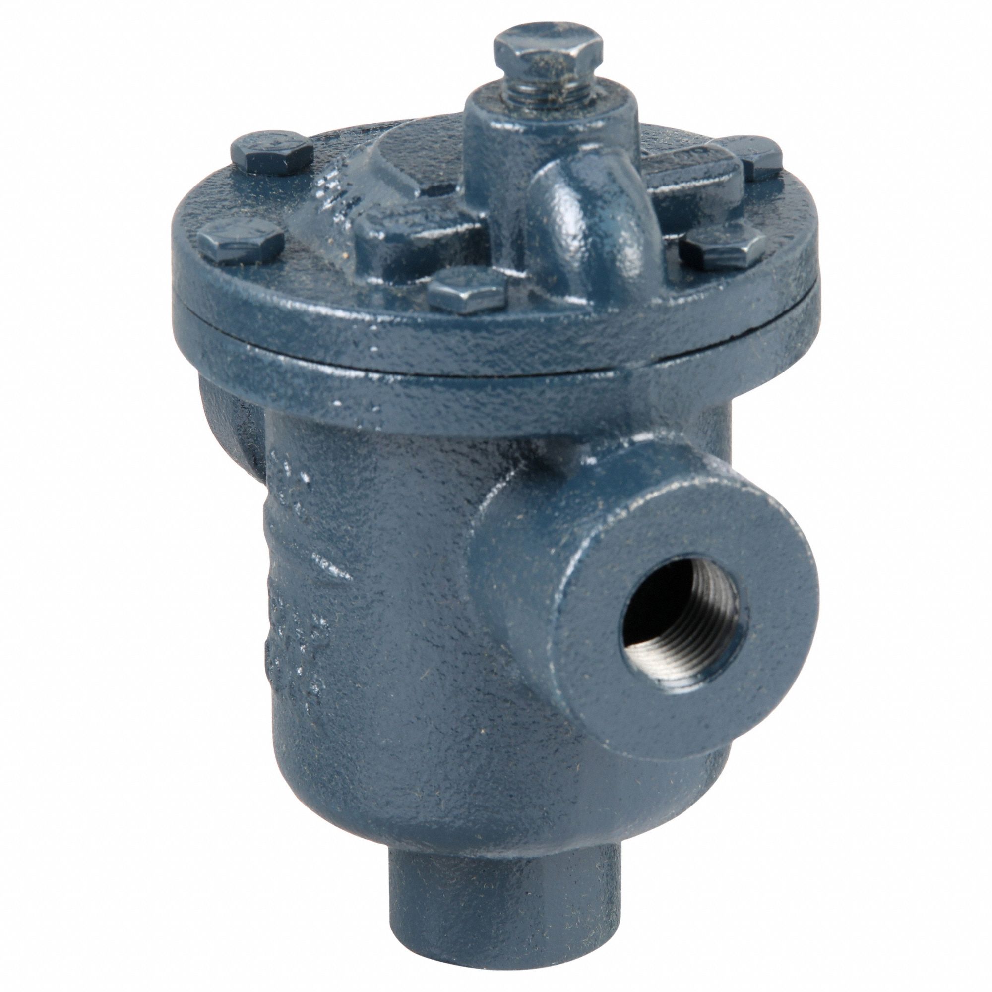 Steam Trap: Cast Iron, 1/2 in FNPT, 700 lb/hr, 80 psi Max., 450°F Max., Strainer Not Included