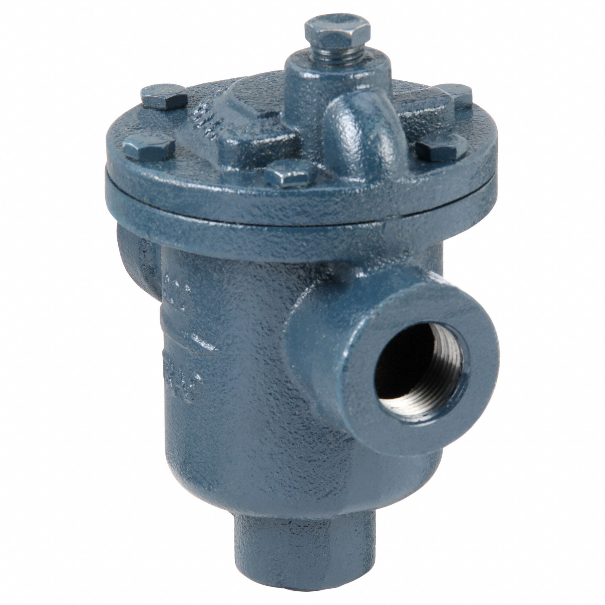 Steam Trap: Cast Iron, 3/4 in FNPT, 700 lb/hr, 80 psi Max., 450°F Max., Strainer Not Included