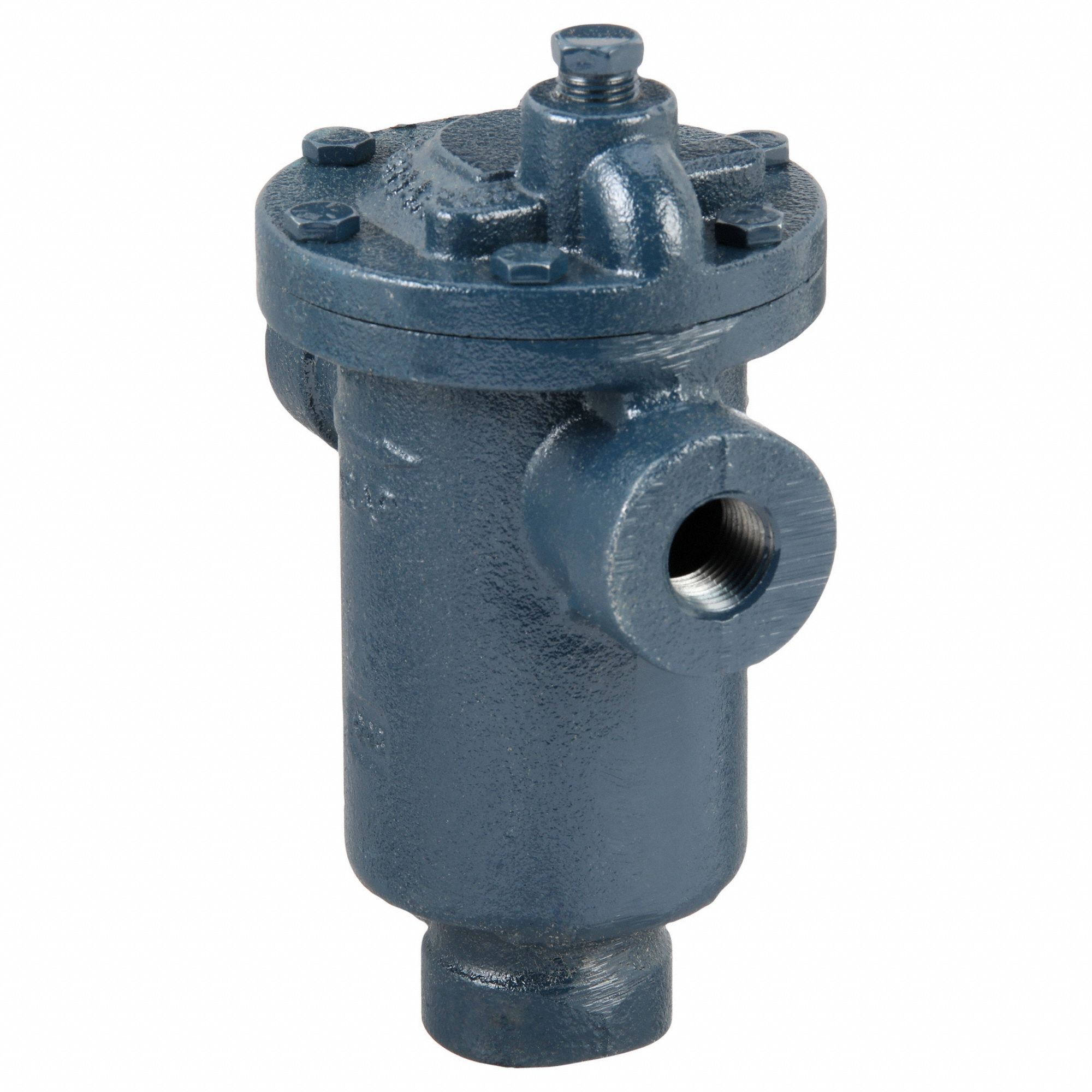 Steam Trap: Cast Iron, 1/2 in FNPT, 1, 000 lb/hr, 30 psi Max., 450°F Max., Strainer Not Included