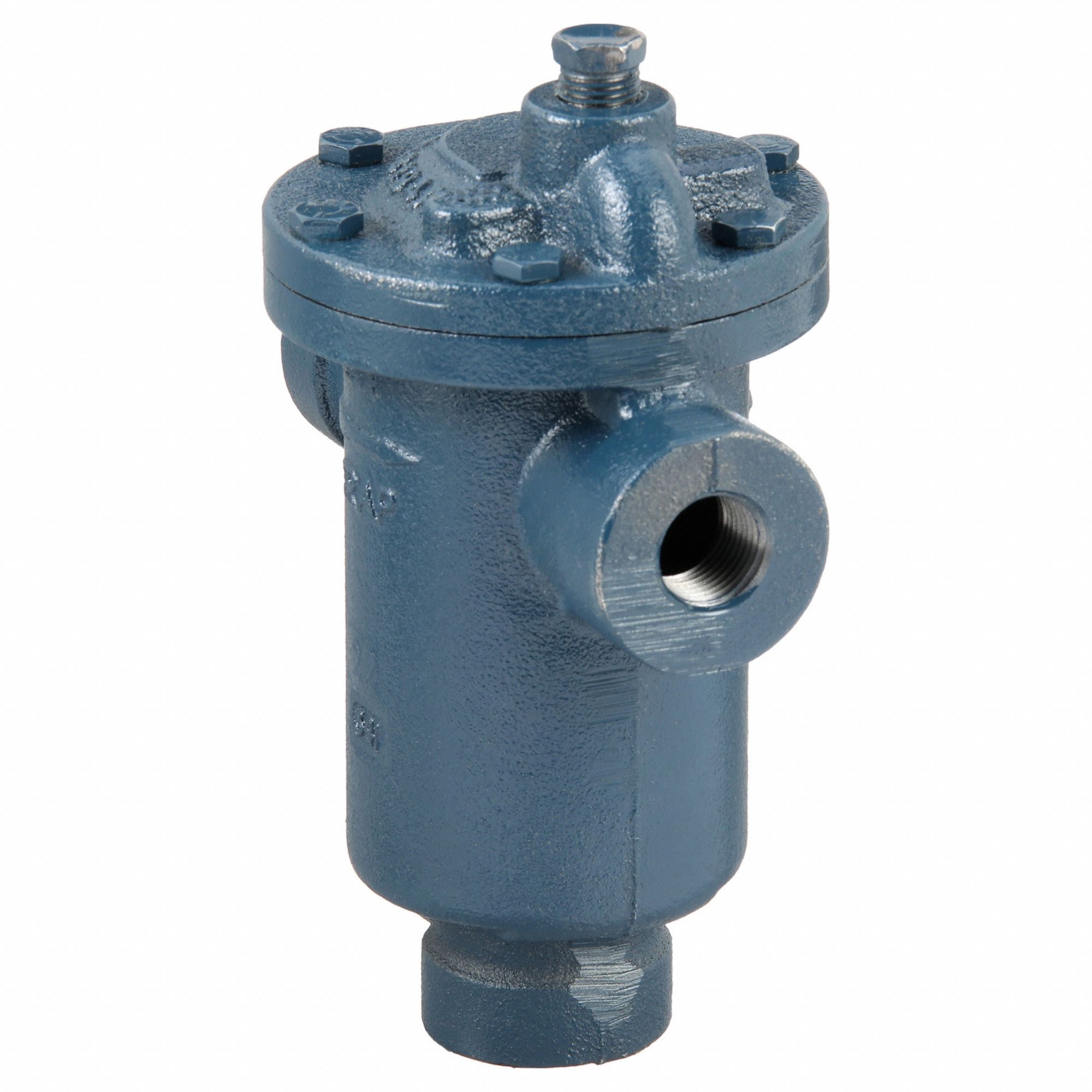 Steam Trap: Cast Iron, 1/2 in FNPT, 950 lb/hr, 125 psi Max., 450°F Max., Strainer Not Included