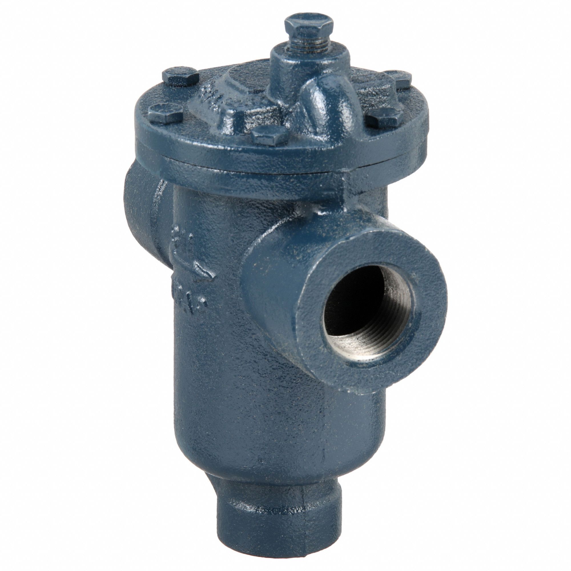 Steam Trap: Cast Iron, 1 in FNPT, 950 lb/hr, 125 psi Max., 450°F Max., Strainer Not Included