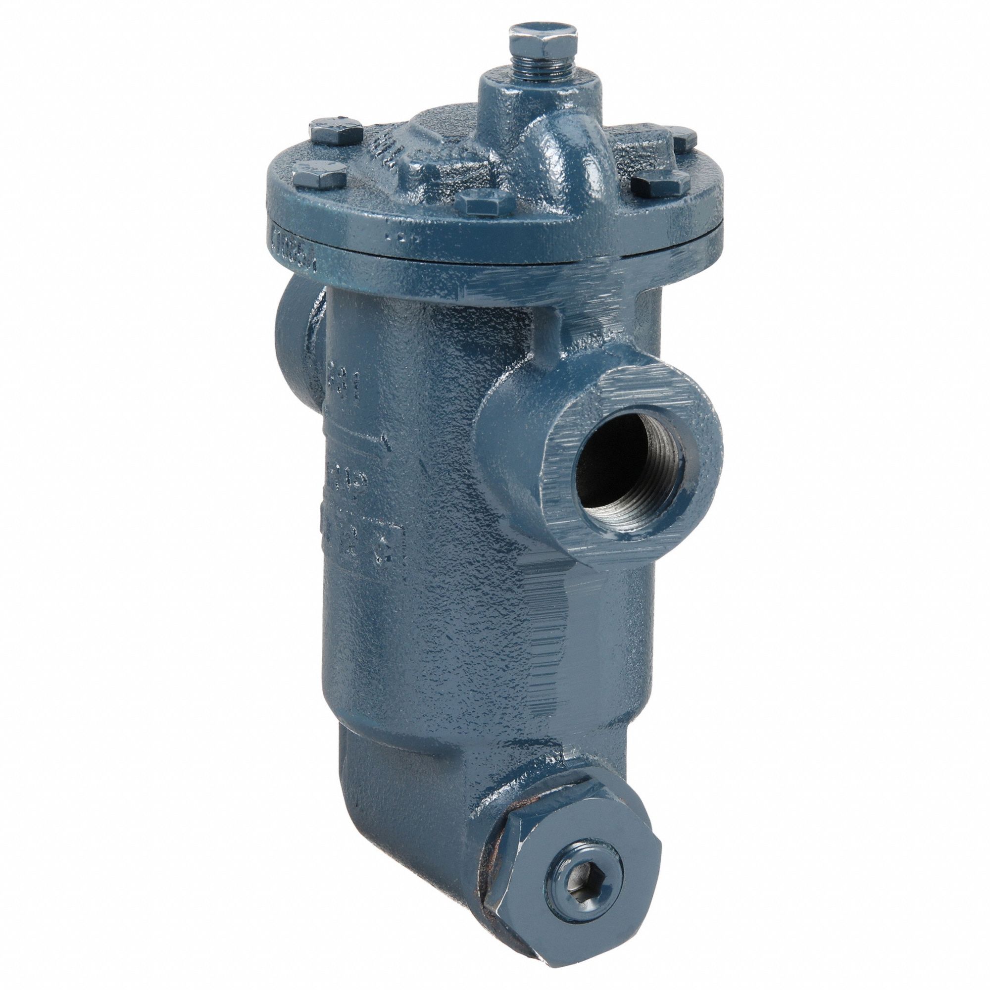 Steam Trap: Cast Iron, 3/4 in FNPT, 1, 000 lb/hr, 30 psi Max., 450°F Max., Strainer Included