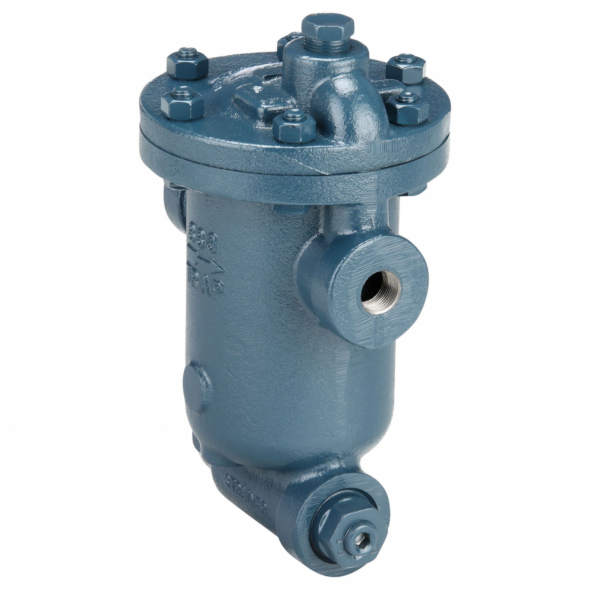 Steam Trap: Cast Iron, 1 in FNPT, 4, 400 lb/hr, 125 psi Max., 450°F Max., Strainer Included