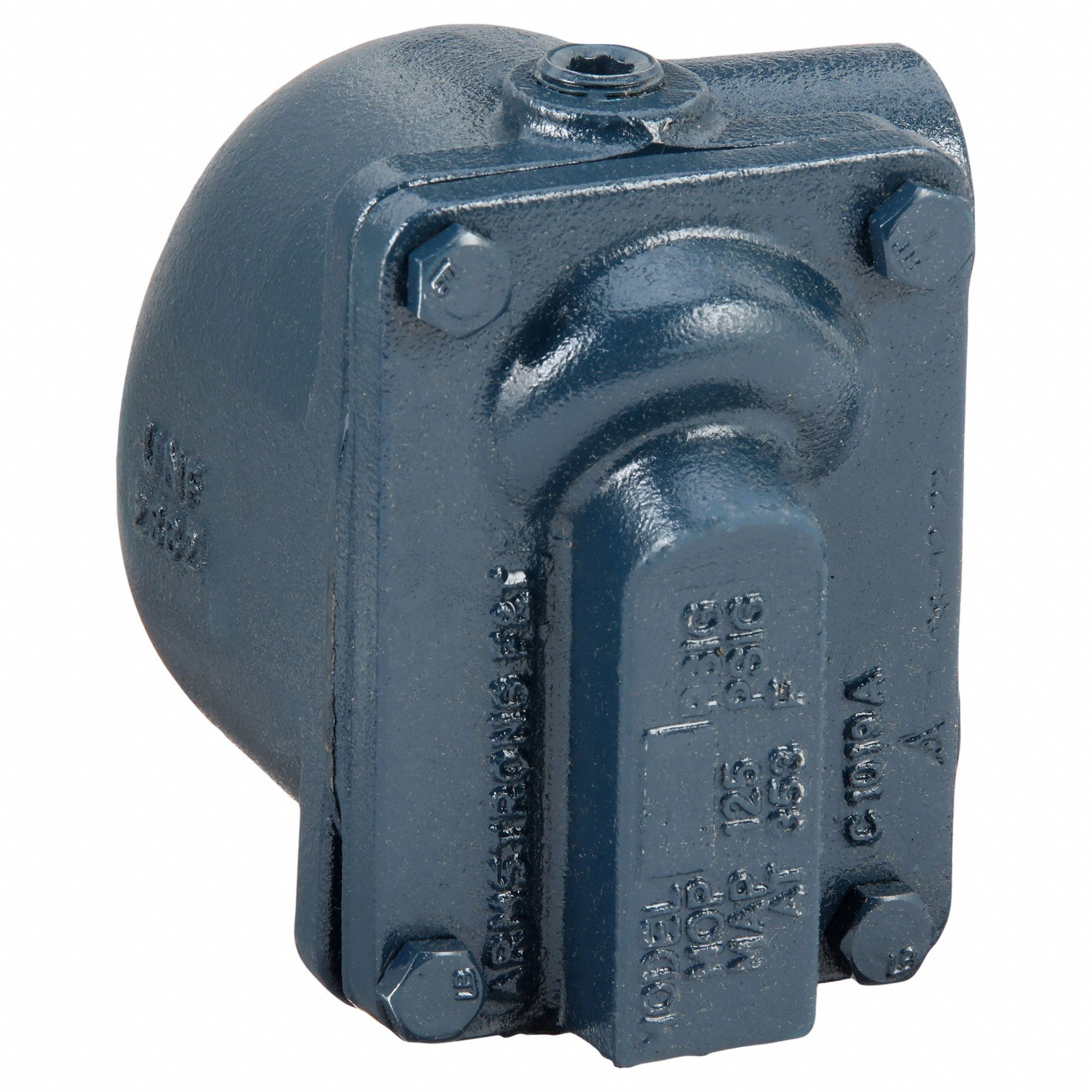 Steam Trap: Cast Iron, 1/2 in FNPT, 1, 200 lb/hr, 15 psi Max., 353°F Max., C Pattern