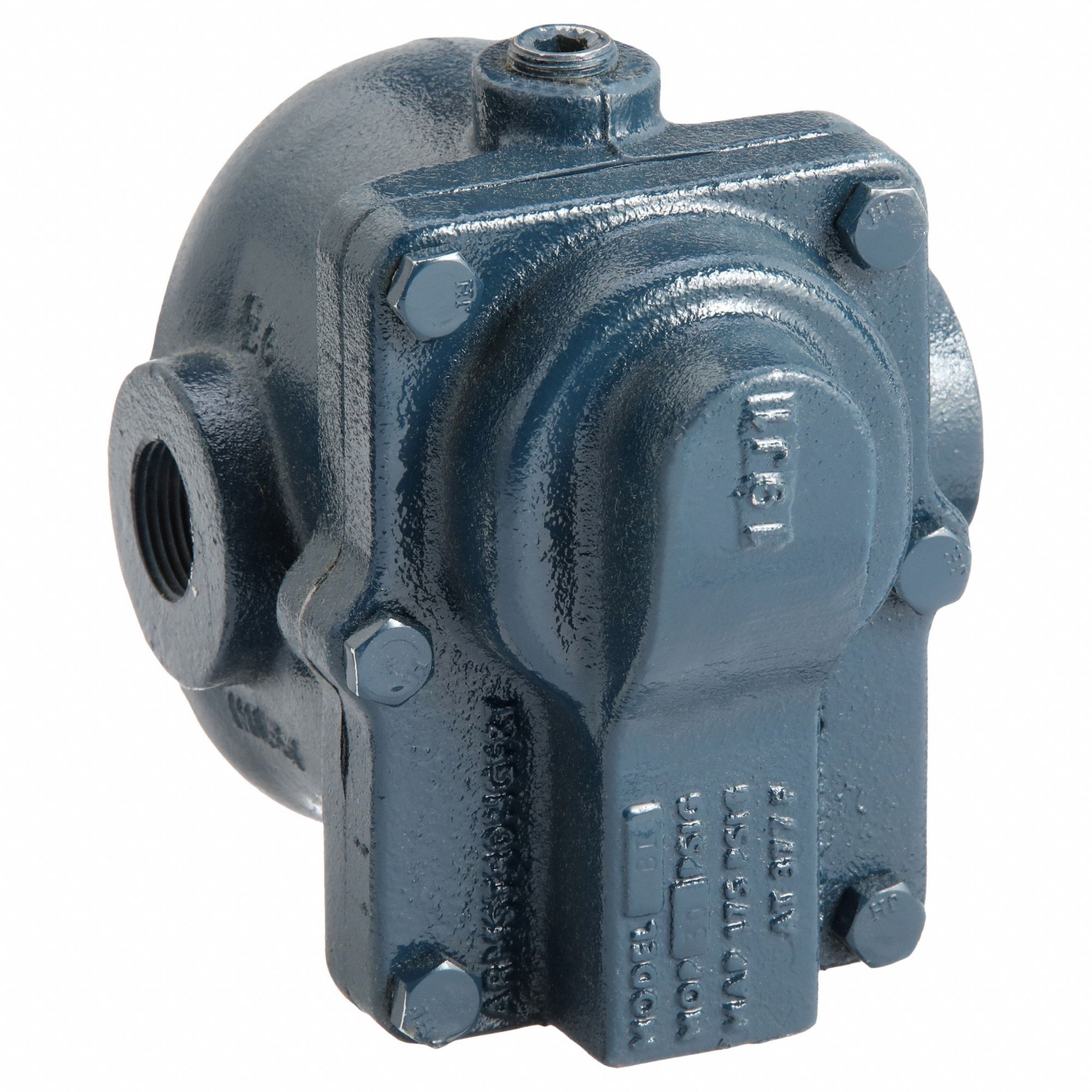 Steam Trap: Cast Iron, 3/4 in FNPT, 1, 200 lb/hr, 30 psi Max., 353°F Max., In-line