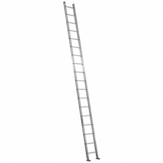 LOUISVILLE, 18 ft Overall Ht, Aluminum, Straight Ladder - 36Y338|AE2118 ...