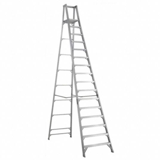 LOUISVILLE, Aluminum, 300 lb Load Capacity, Platform Stepladder ...