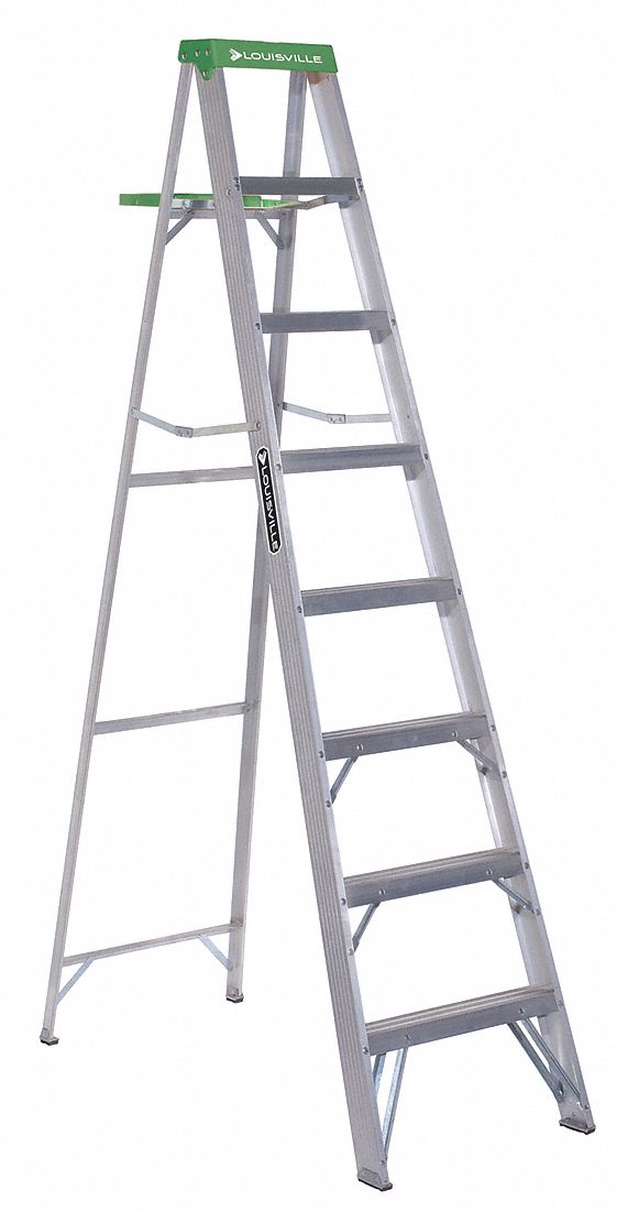 STEPLADDER,ALUM,8 FT.,225 LB.