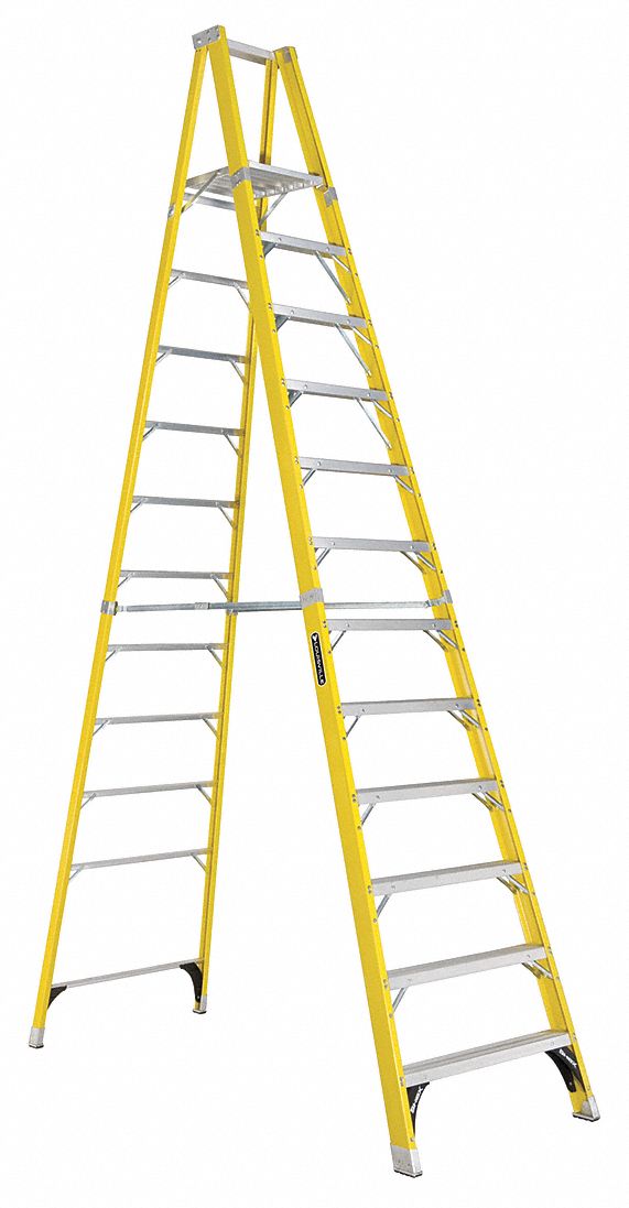 36Y469 - Platform Stepladder 11 ft 5 FGL 375 lb