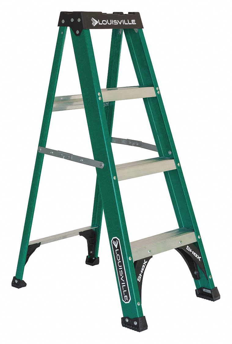 STEPLADDER,FG,4 FT.,225 LB.