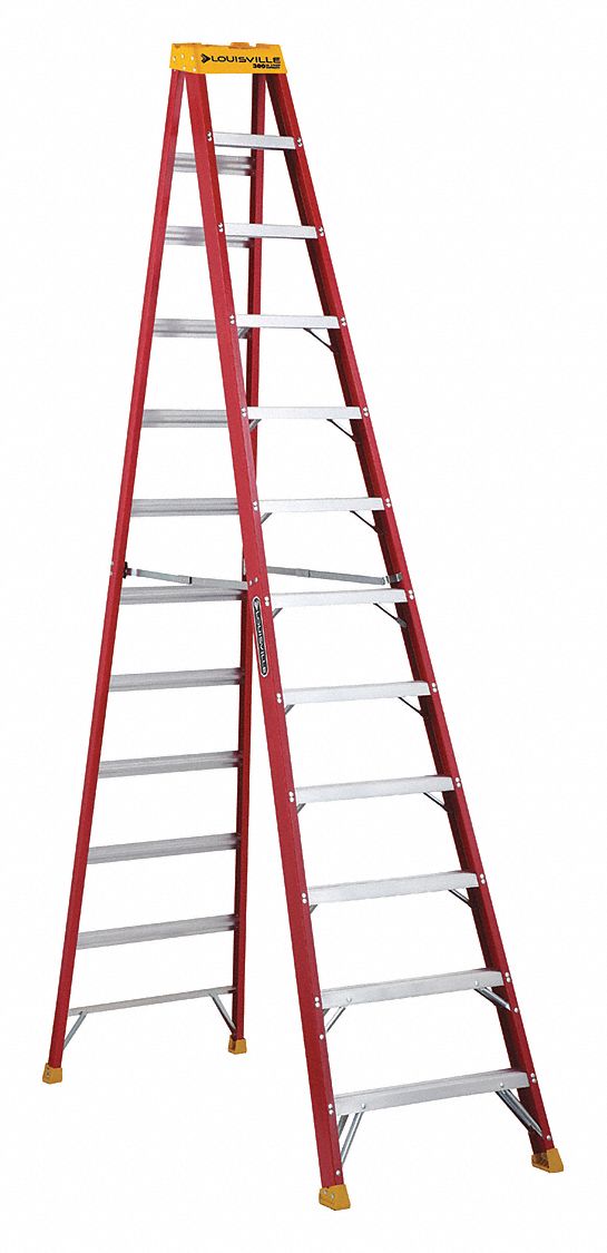 STEPLADDER,FG,12 FT.,300 LB.