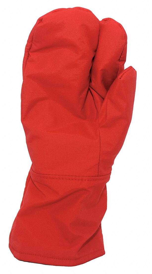 36Y781 - Cold Liquid Protect Gloves 3 Fngr Red PR