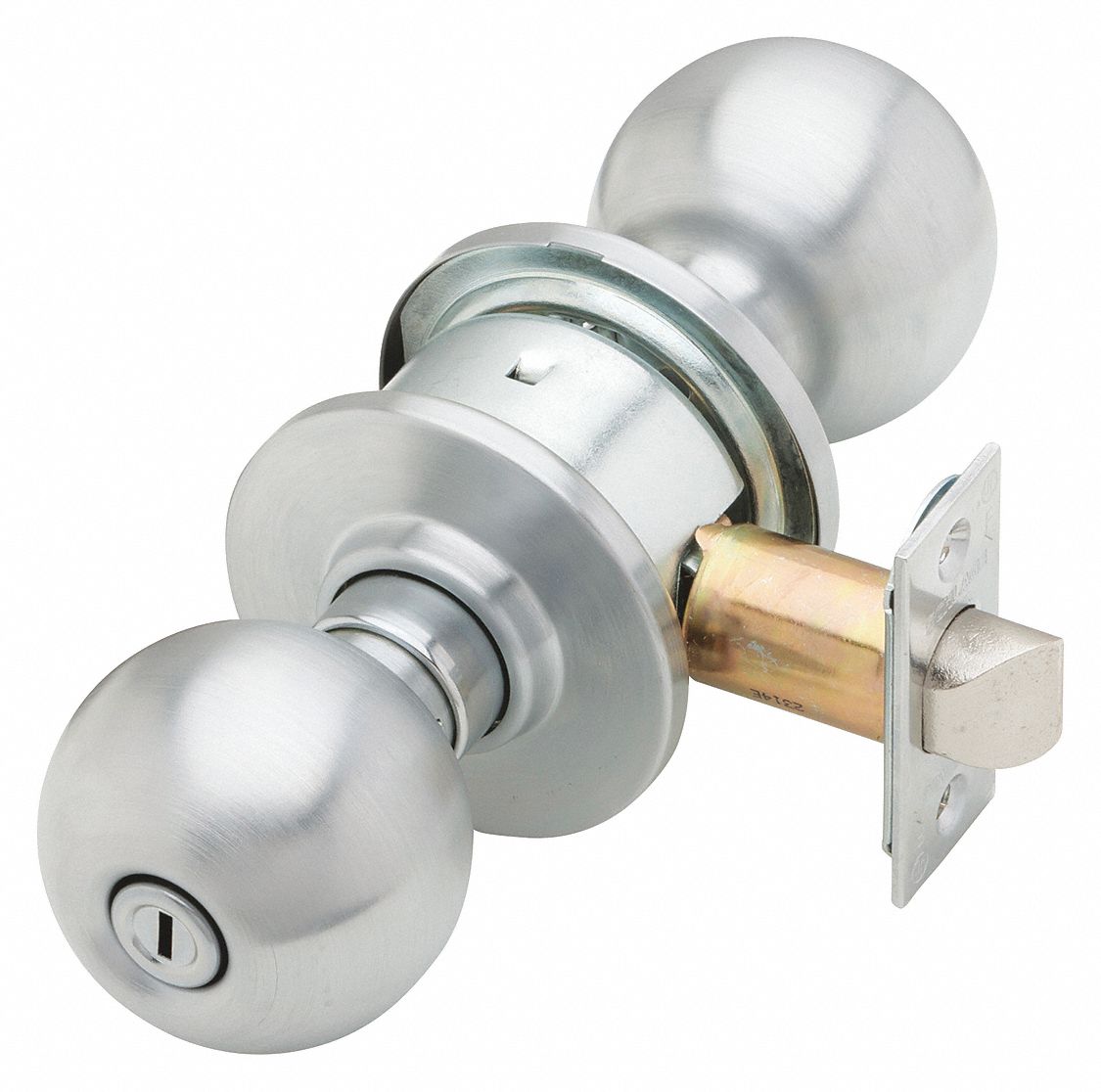 SCHLAGE Knob Lockset, Mechanical, Knob, Cylindrical, Privacy, 2