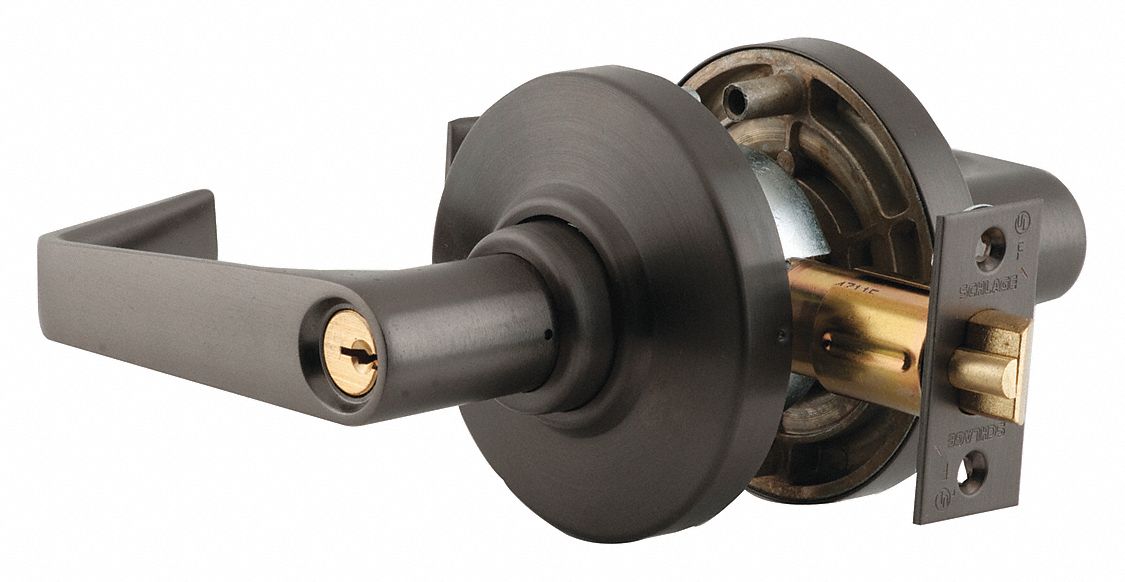 SCHLAGE, 2, AL Saturn, Lever 36Z054AL53PD SAT 613 C123 Grainger
