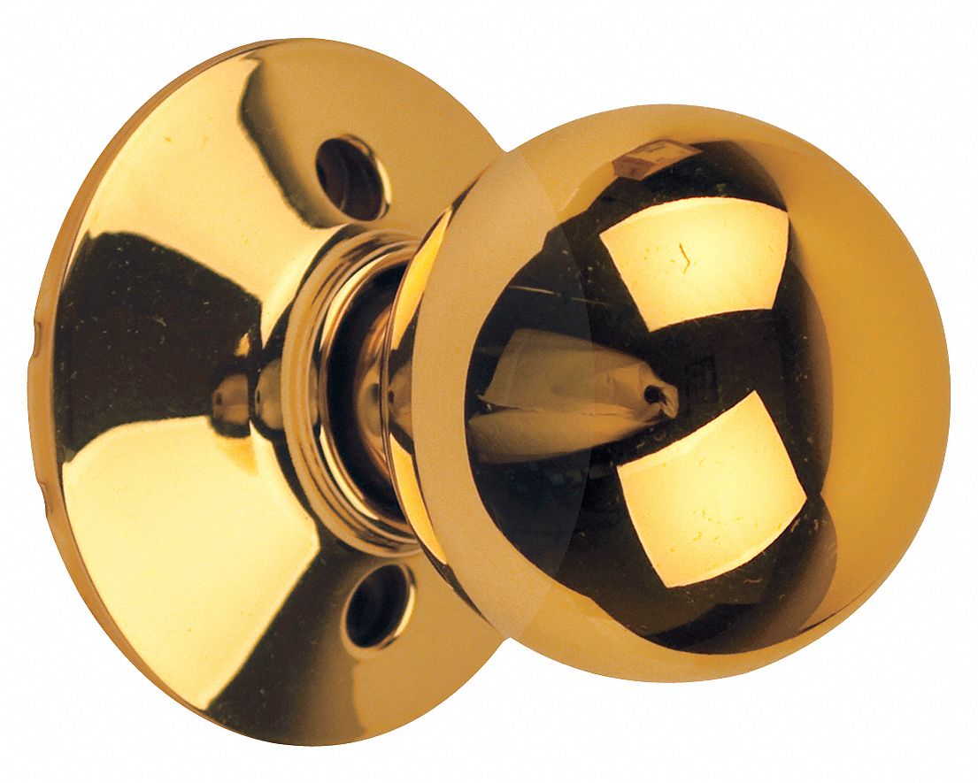 Door Lockset: Passage Knob Locksets, Brass